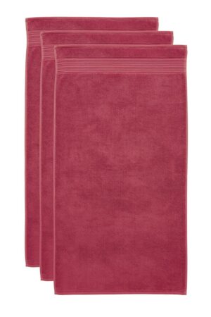 Beddinghouse Sheer set van 3 Douchehanddoeken - Rood