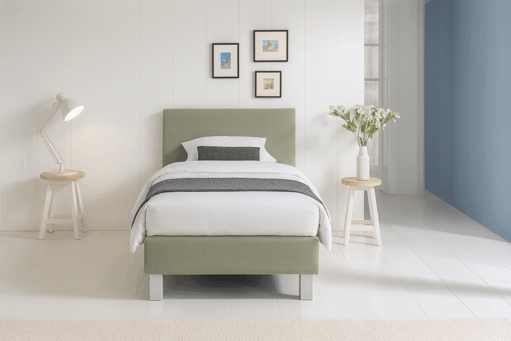 Boxspring-Eefje-Groen-1-persoons