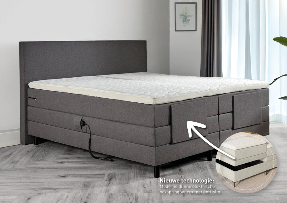 Elektrische Boxspring Eefje-Antraciet-2