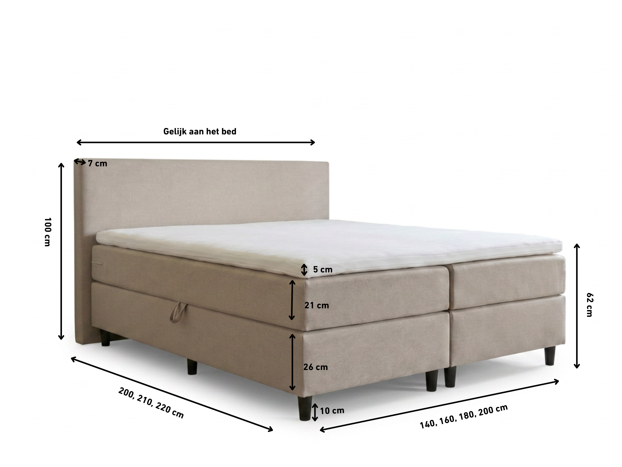Goed opberg beige
