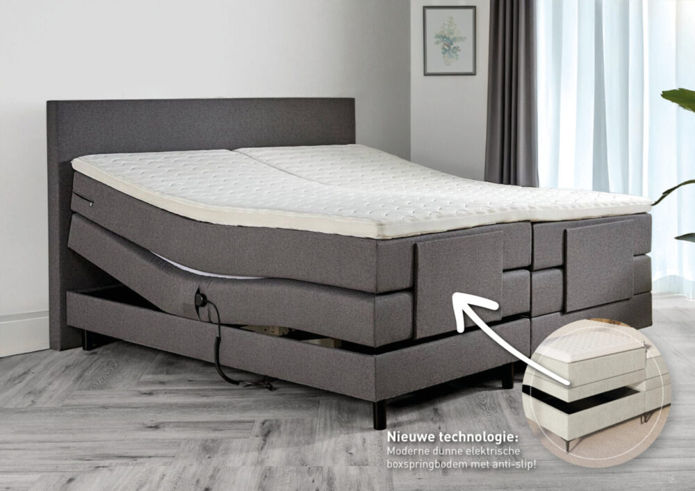 Goedkope elektrische boxspring 160x200