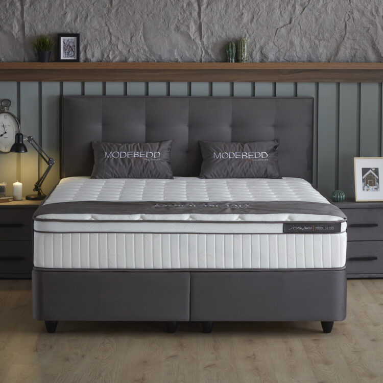 Opbergboxspring Mode - Antraciet - 1