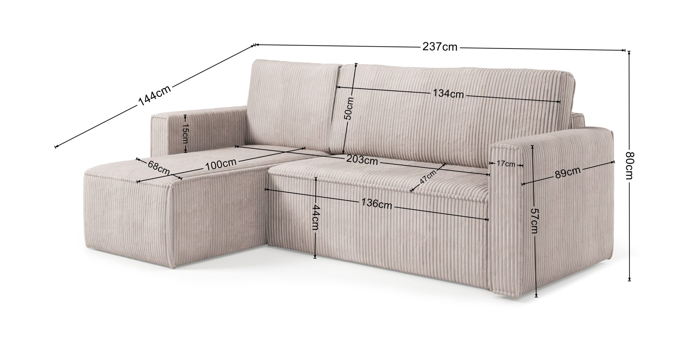 Slaapbank-Eefje-Afmetingen