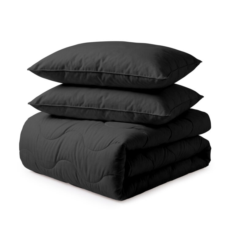 Wasbaar Dekbed + Kussens Combi Black_06