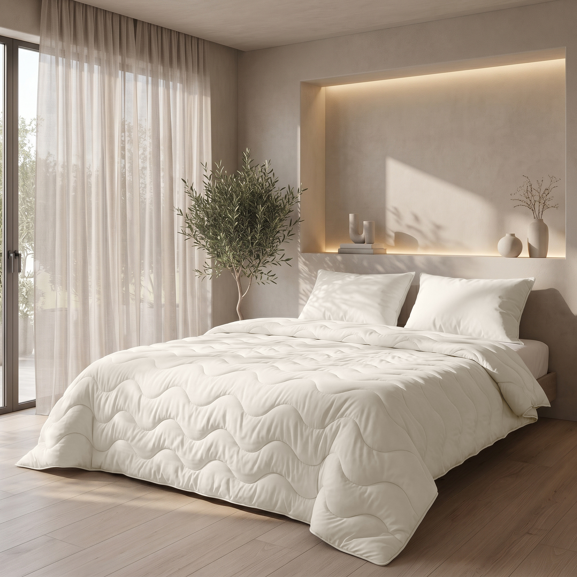 Wasbaar Dekbed + Kussens Combi Cream_05