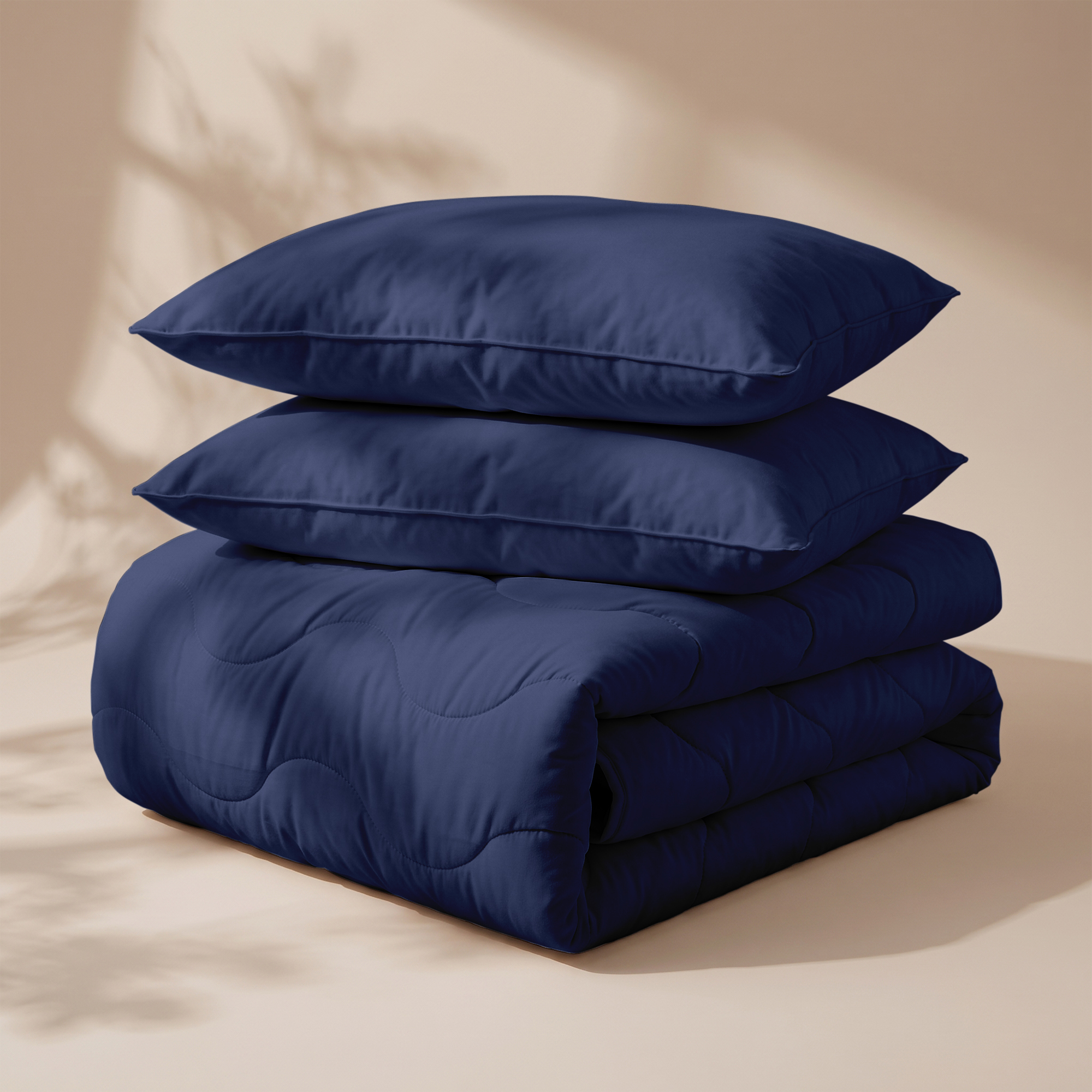 Wasbaar Dekbed + Kussens Combi Dark Blue_01