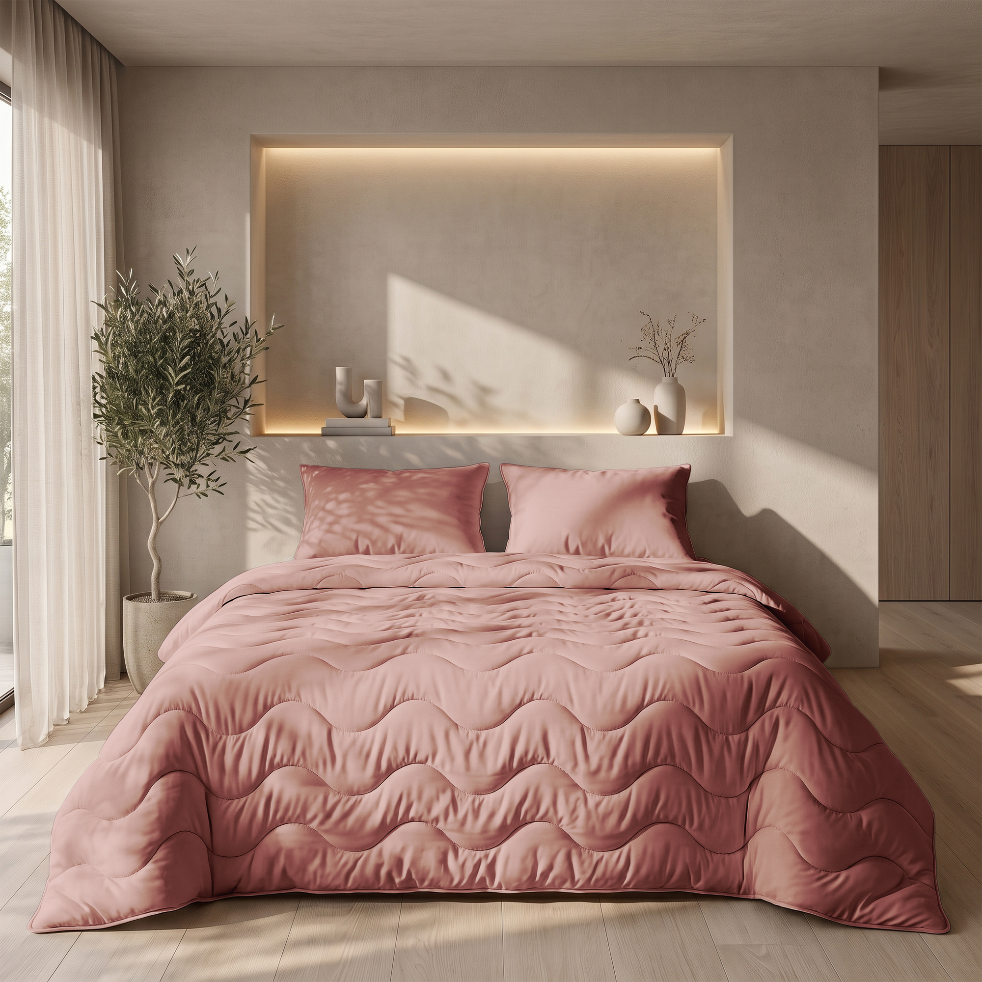 Wasbaar Dekbed + Kussens Combi Light Pink_04