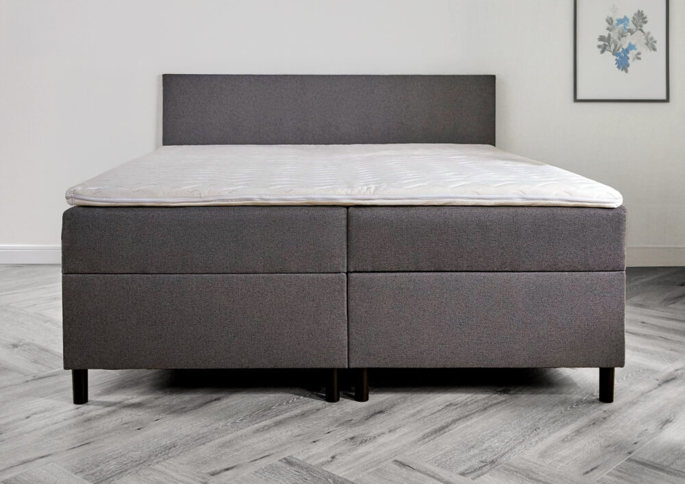 Opberg Boxspring Eefje - Antraciet - 180 x 200 cm - 1Bed.nl